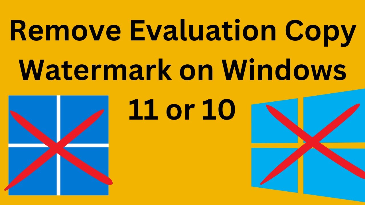 'Video thumbnail for How to Remove Evaluation Copy Watermark on Windows 11 or 10 Insider?'
