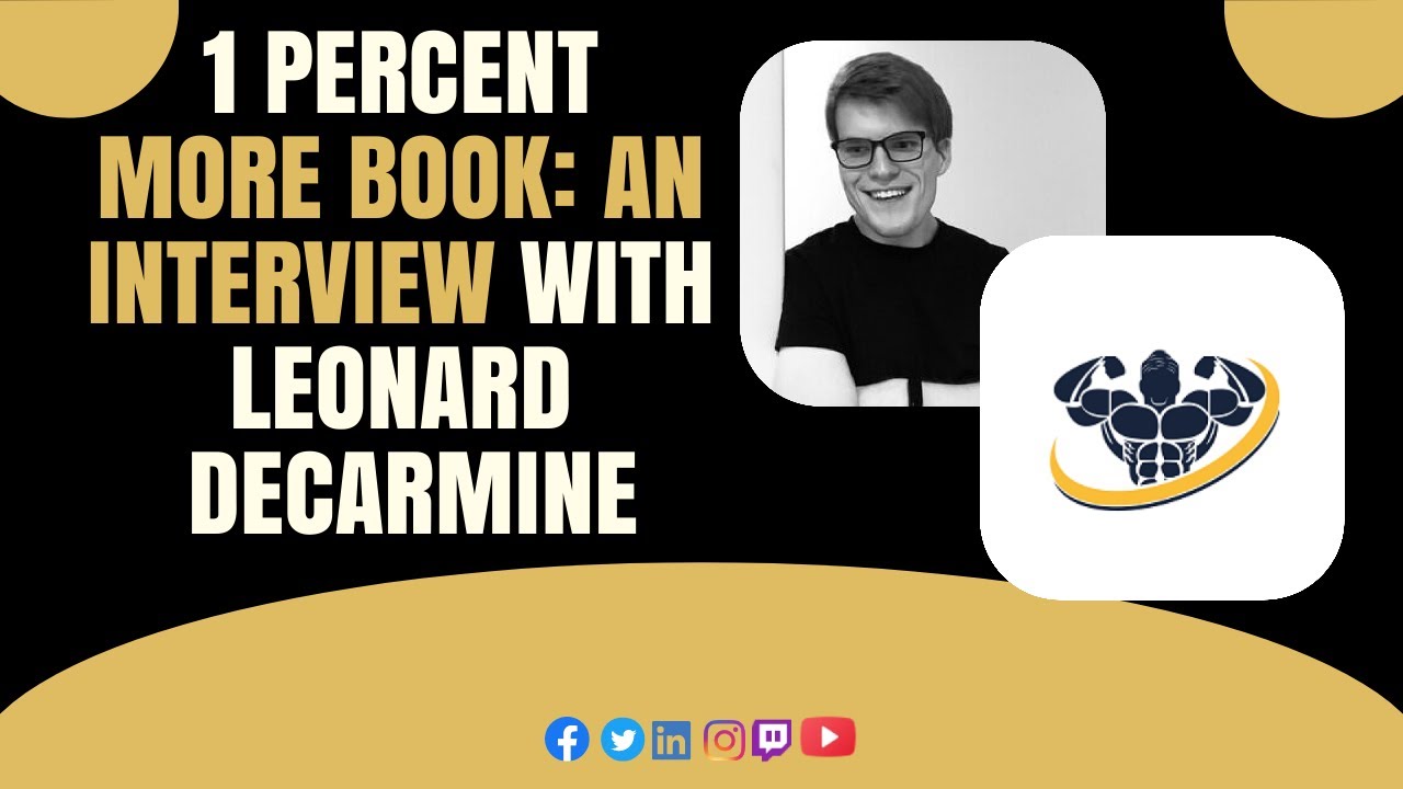 Video thumbnail for 1 Percent More Book: An Interview with Leonard DeCarmine