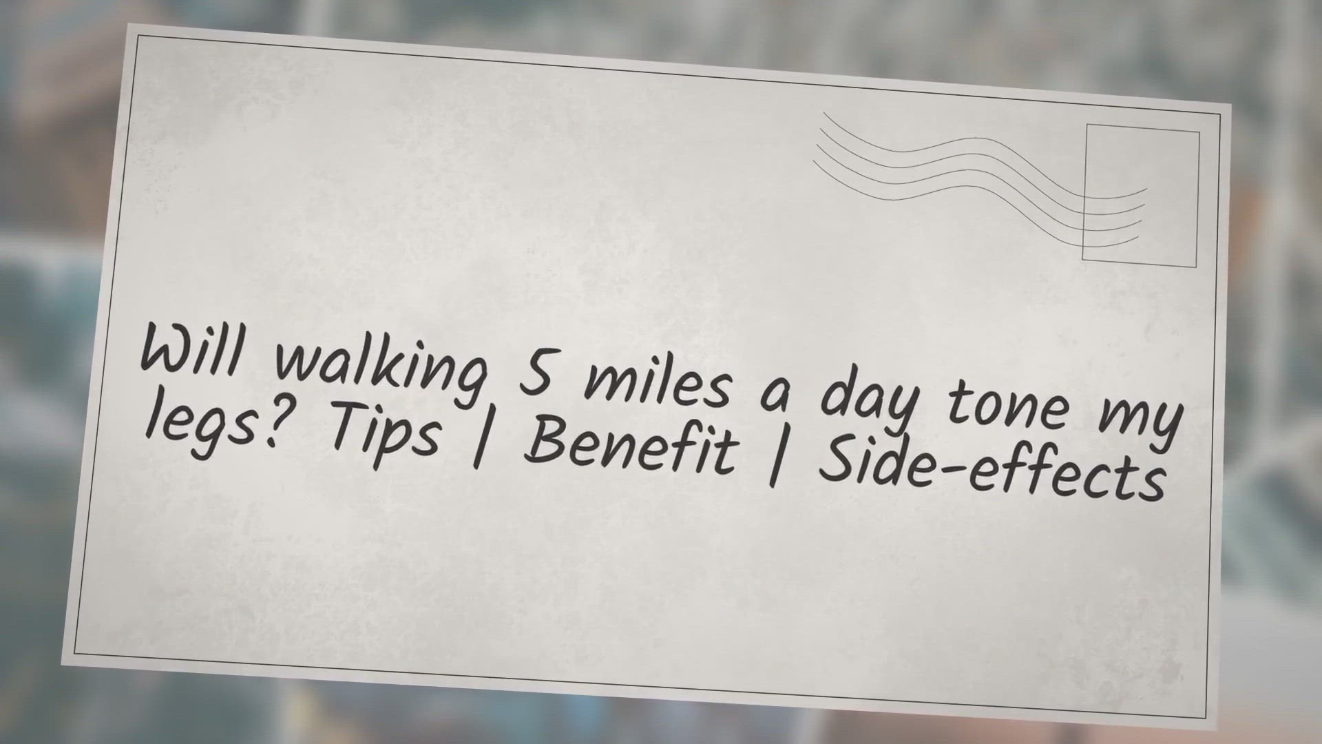 Video thumbnail for Will walking 5 miles a day tone my legs? Tips | Benefit | Side-effects