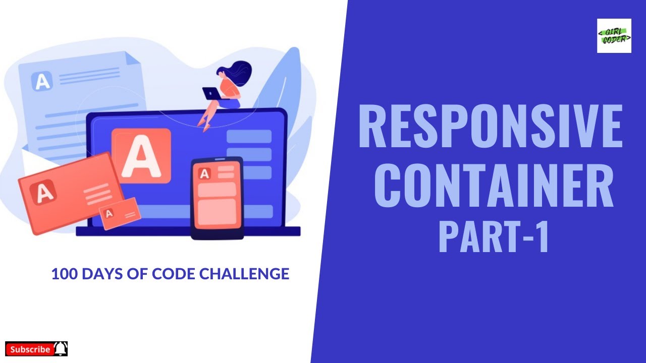 Video thumbnail for Responsive divs using HTML and CSS Part 1 | 100 days of code challenge | Day 36