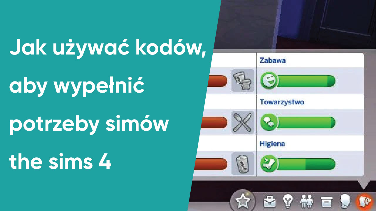 'Video thumbnail for Jak używać kodów, aby wypełnić potrzeby simów the sims 4'