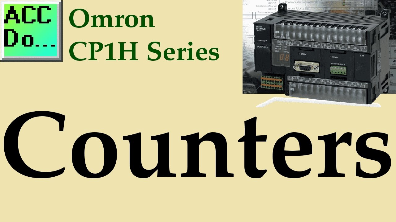 'Video thumbnail for Omron CP1H PLC Programming Counters'