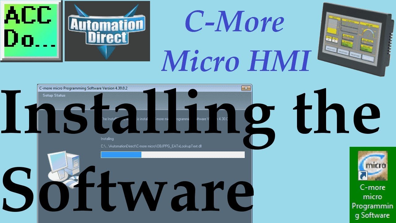 'Video thumbnail for C-More Micro HMI Installing the Software'