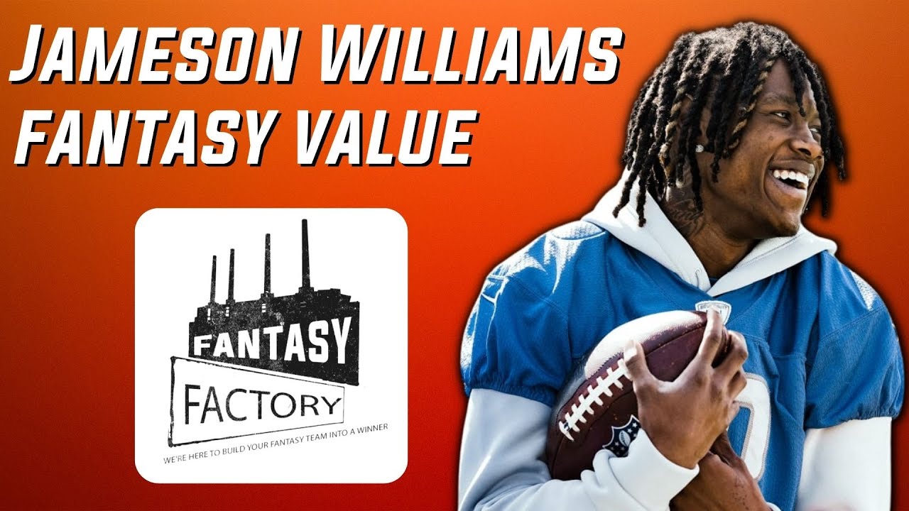 Video thumbnail for DSN's Fantasy Factory: "Jameson Williams may save your fantasy football season"