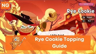 'Video thumbnail for Rye Cookie Toppings Build (Cookie Run Kingdom)'