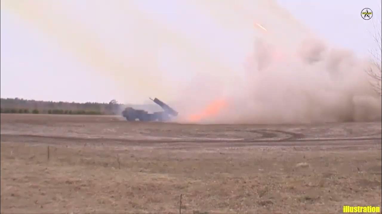 'Video thumbnail for Discover Ukrainian Bureviy 200mm MRLS rocket launcher in combat operations to fight Russian troops'