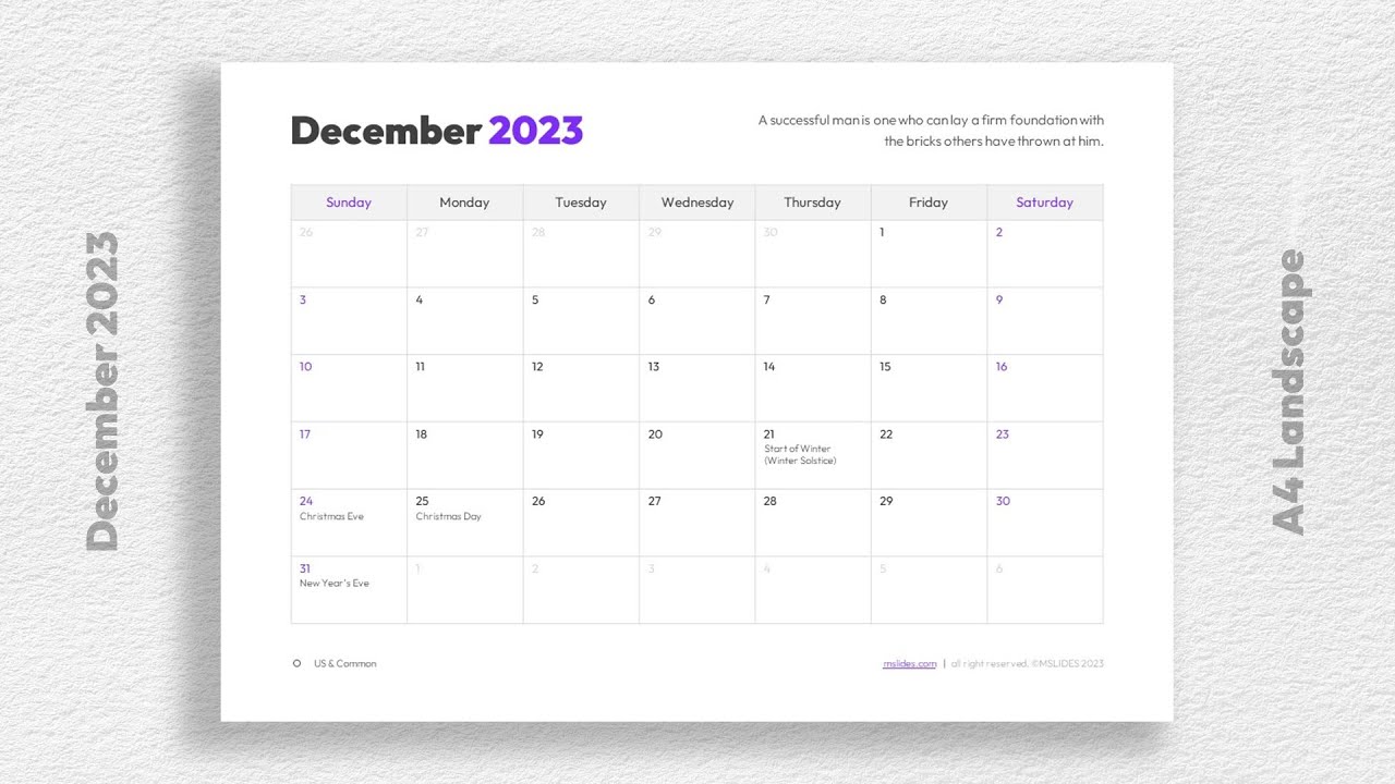 'Video thumbnail for Free Printable 2023 Monthly Calendar with Holidays Free Download'