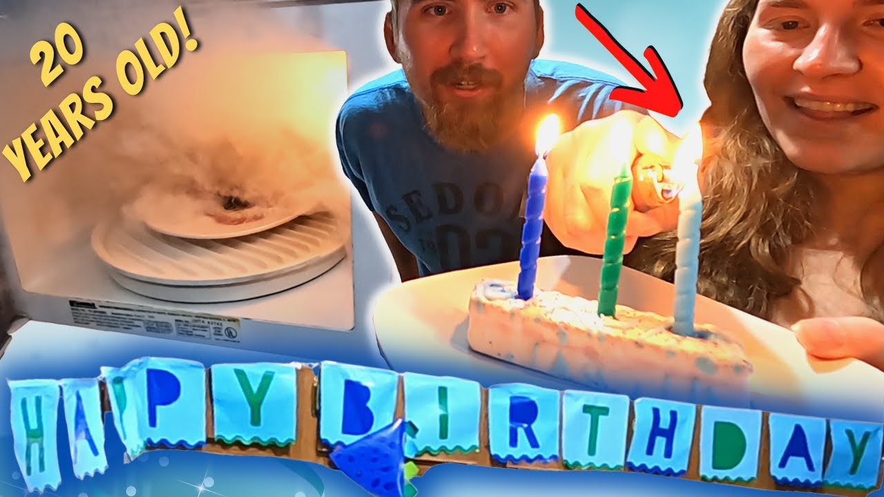 Video thumbnail for Our Microwave Turned 20! HE WAS SMOKING!