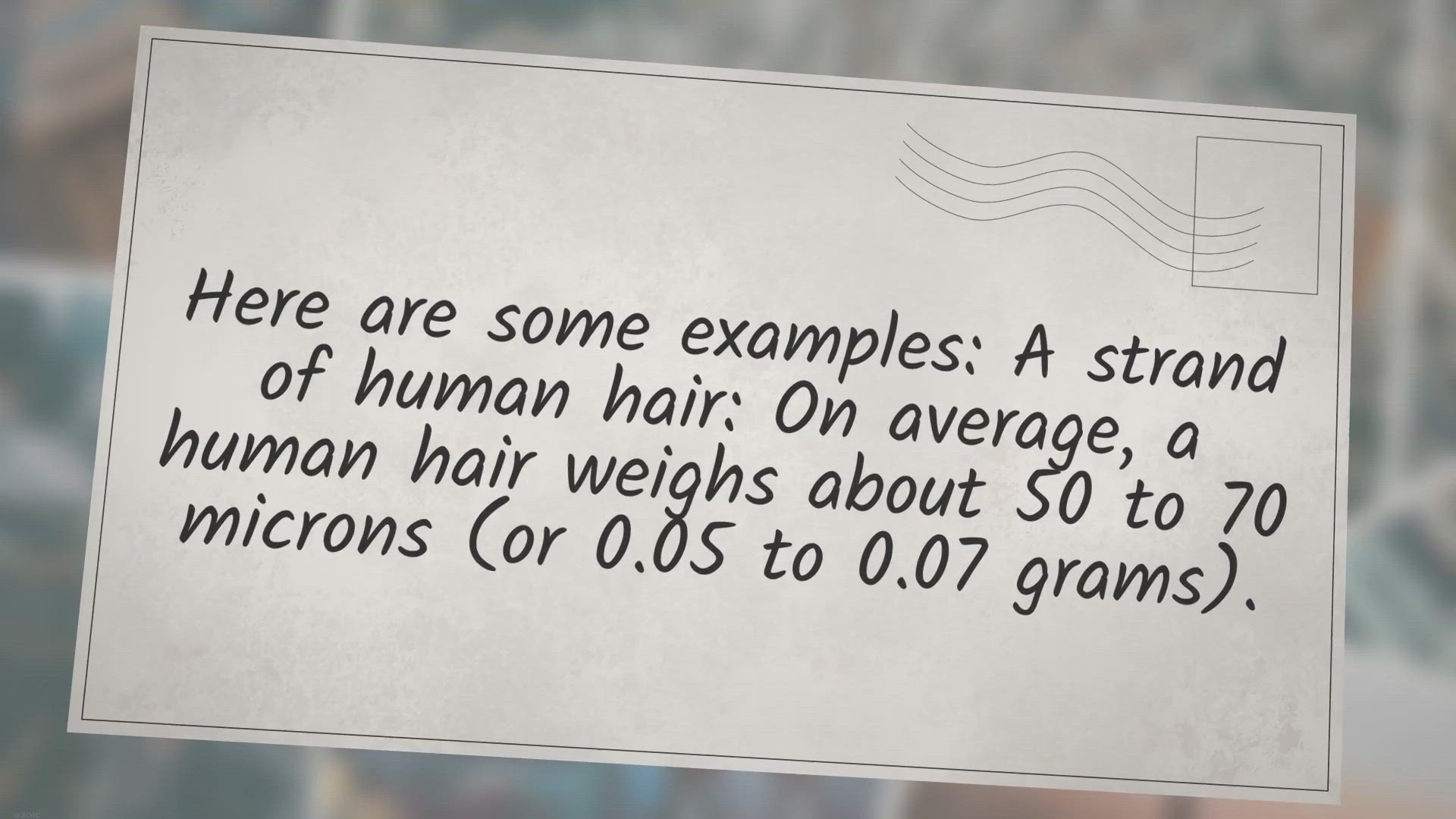 Video thumbnail for Popular 5 Things That Weigh a Milligram | Measure Different Objects