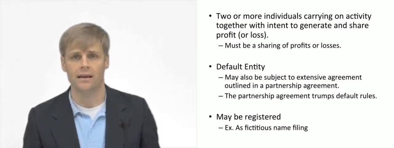 'Video thumbnail for Forming a General Partnership'