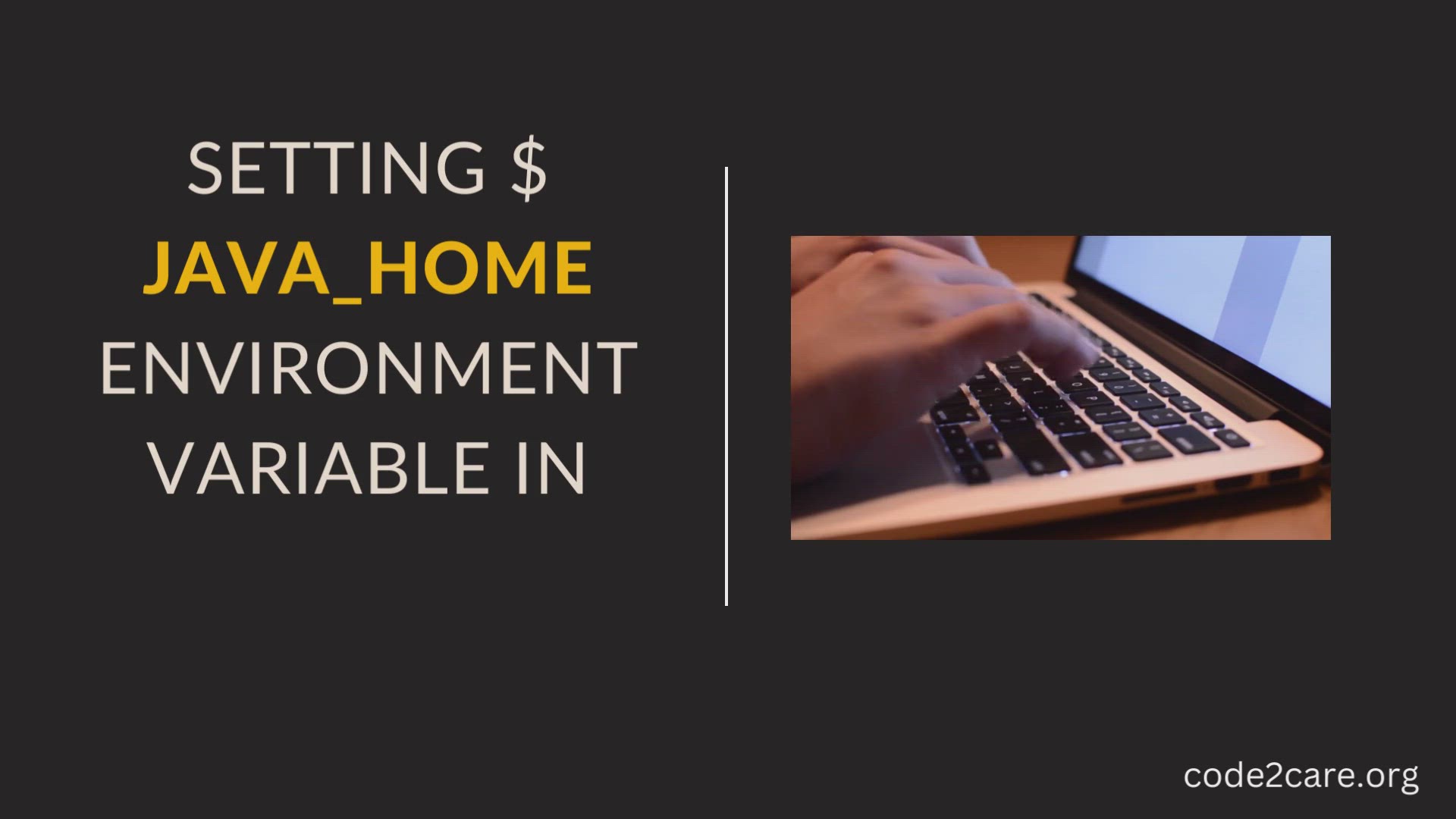 'Video thumbnail for Setting $JAVA_HOME Environment Variable in macOS'