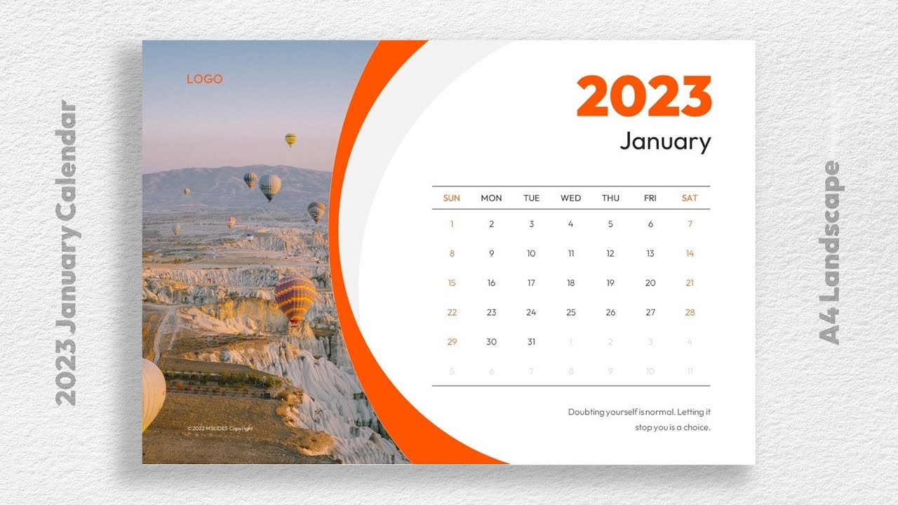 'Video thumbnail for 2023 January Calendar Template Free Download'
