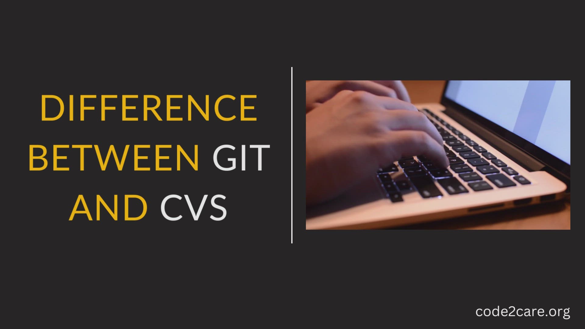 'Video thumbnail for Difference between Git and CVS'