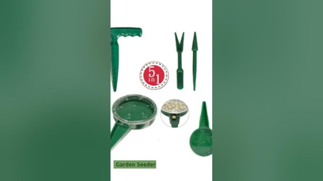 Video thumbnail for An In-depth Review of the Best 5 Garden Seeders on Amazon