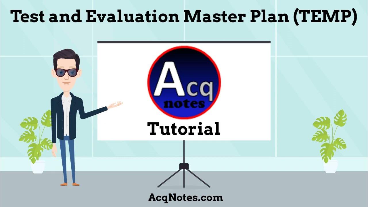 'Video thumbnail for Test and Evaluation Master Plan (TEMP) Tutorial'