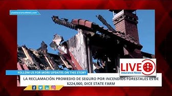 'Video thumbnail for Spanish LA RECLAMACIÓN PROMEDIO DE SEGURO POR INCENDIOS FORESTALES ES DE $224,000, DICE STAT'