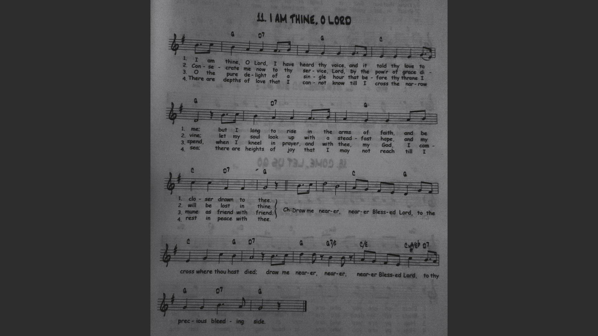 'Video thumbnail for I am Thine, O Lord - Catholic Mass Song Sheet Music'