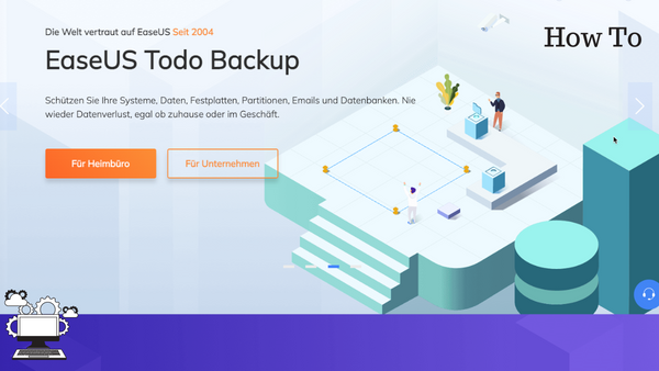 'Video thumbnail for Eine Windows Sicherung mit dem Programm Easue-Todo-Backup erstellen'