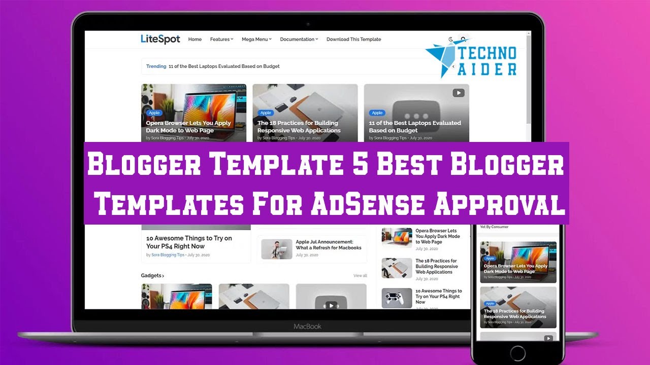 Video thumbnail for Blogger Template 5 Best Blogger Templates For AdSense Approval