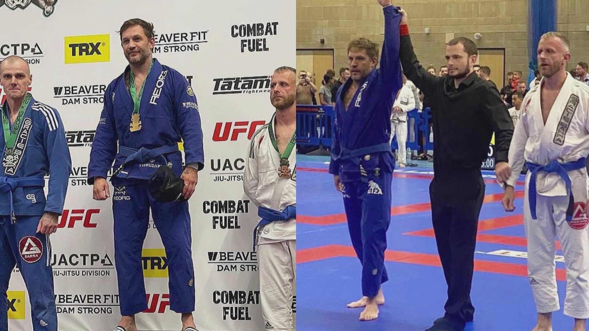 'Video thumbnail for Tom Hardy Jiu Jitsu Competition'