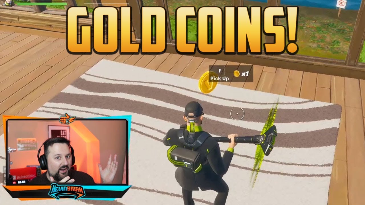 Video thumbnail for Fortnite Gold Coin IN GAME! (Not Clickbait)