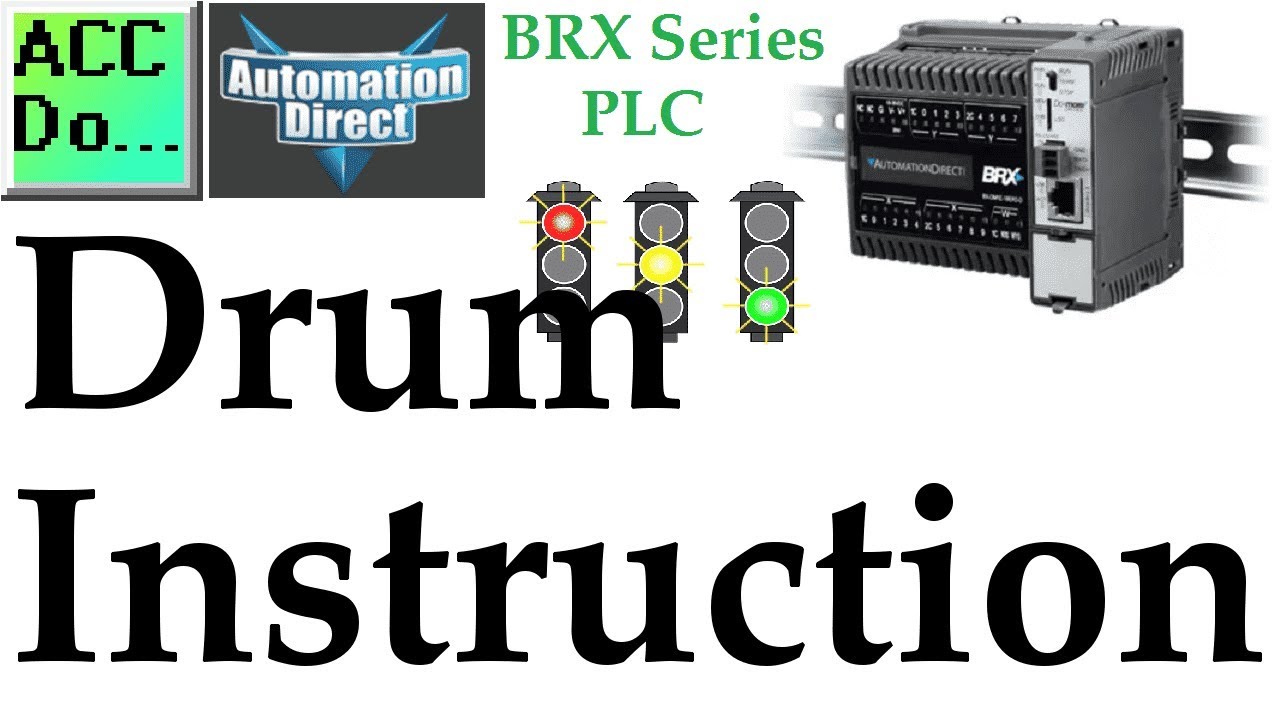 'Video thumbnail for BRX Do-More PLC Drum Instruction Sequence'
