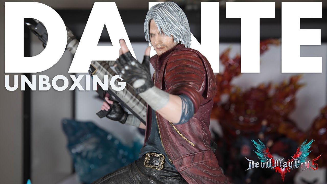 Video thumbnail for Dante Deluxe Devil May Cry Statue Unboxing by Prime 1 Studio