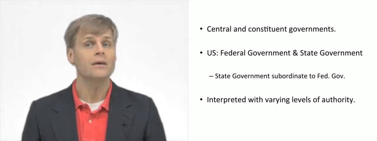 'Video thumbnail for Federalism'