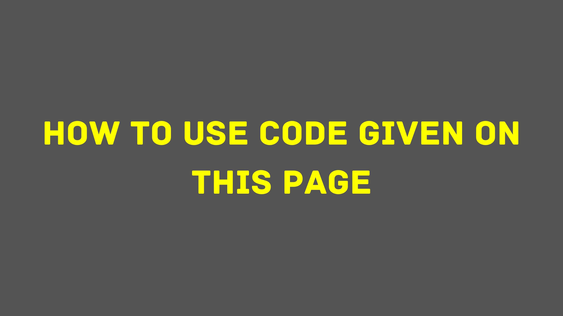 Video thumbnail for Guide to Copy JS Code