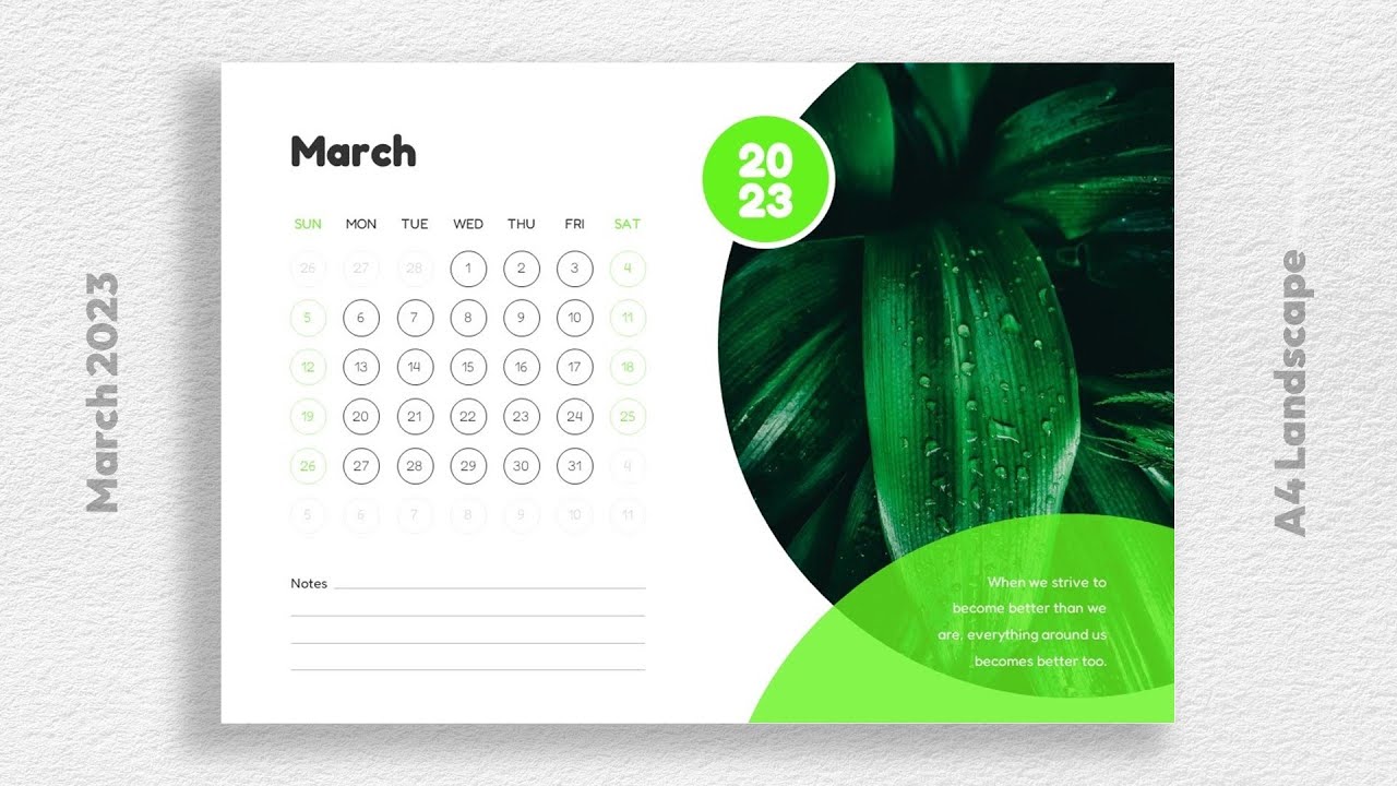 'Video thumbnail for March Calendar for 2023: Free Download Available in PDF, PowerPoint, and Google Slides Formats'