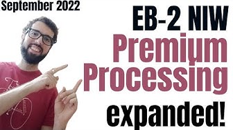 Video thumbnail for Premium Processing good news for EB-2 NIW green card!