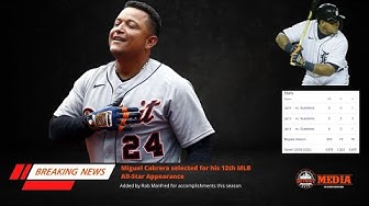 Video thumbnail for Report: Miguel Cabrera Will Attend 12th MLB All-Star Game