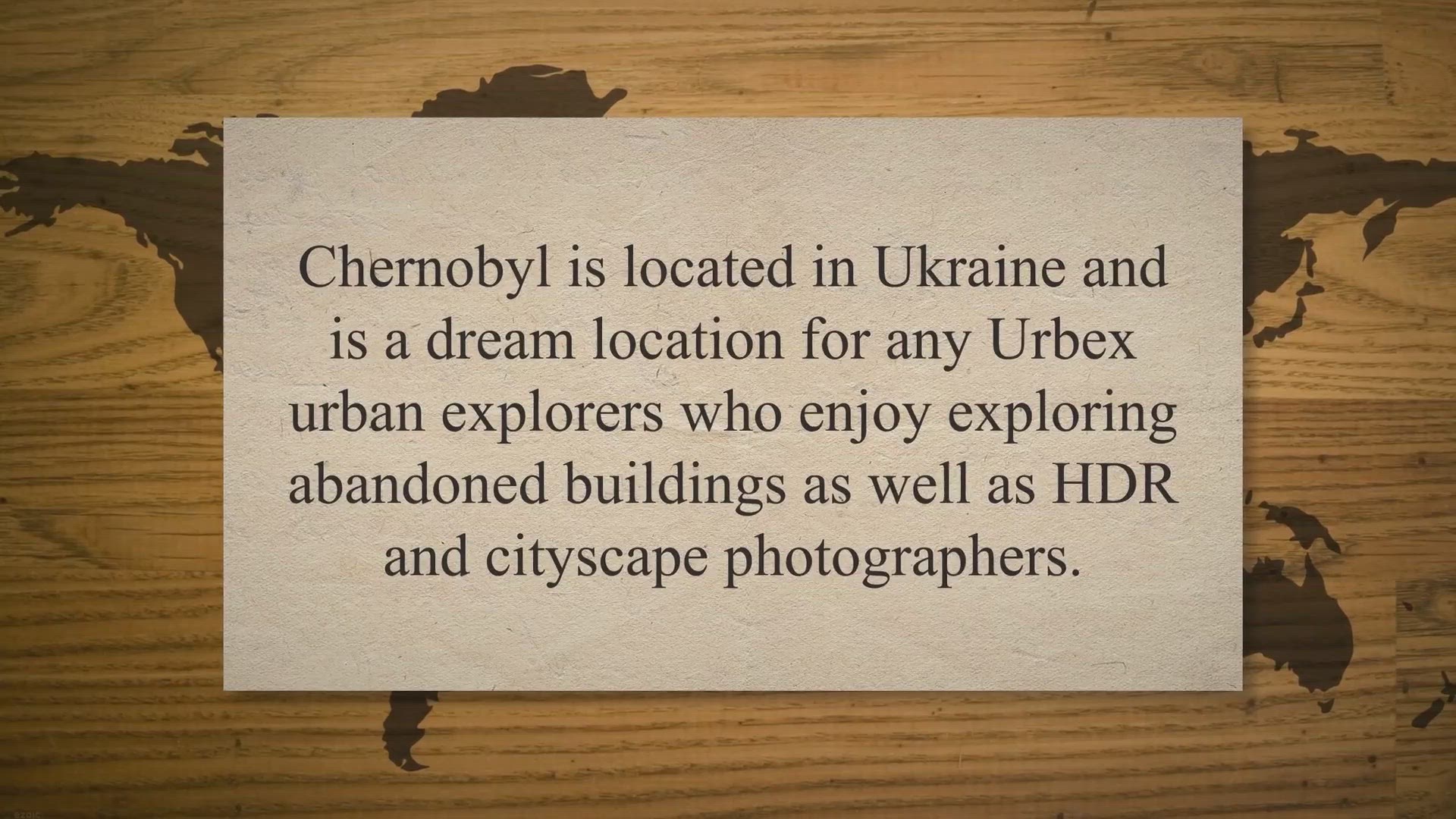 Video thumbnail for Chernobyl photography tour