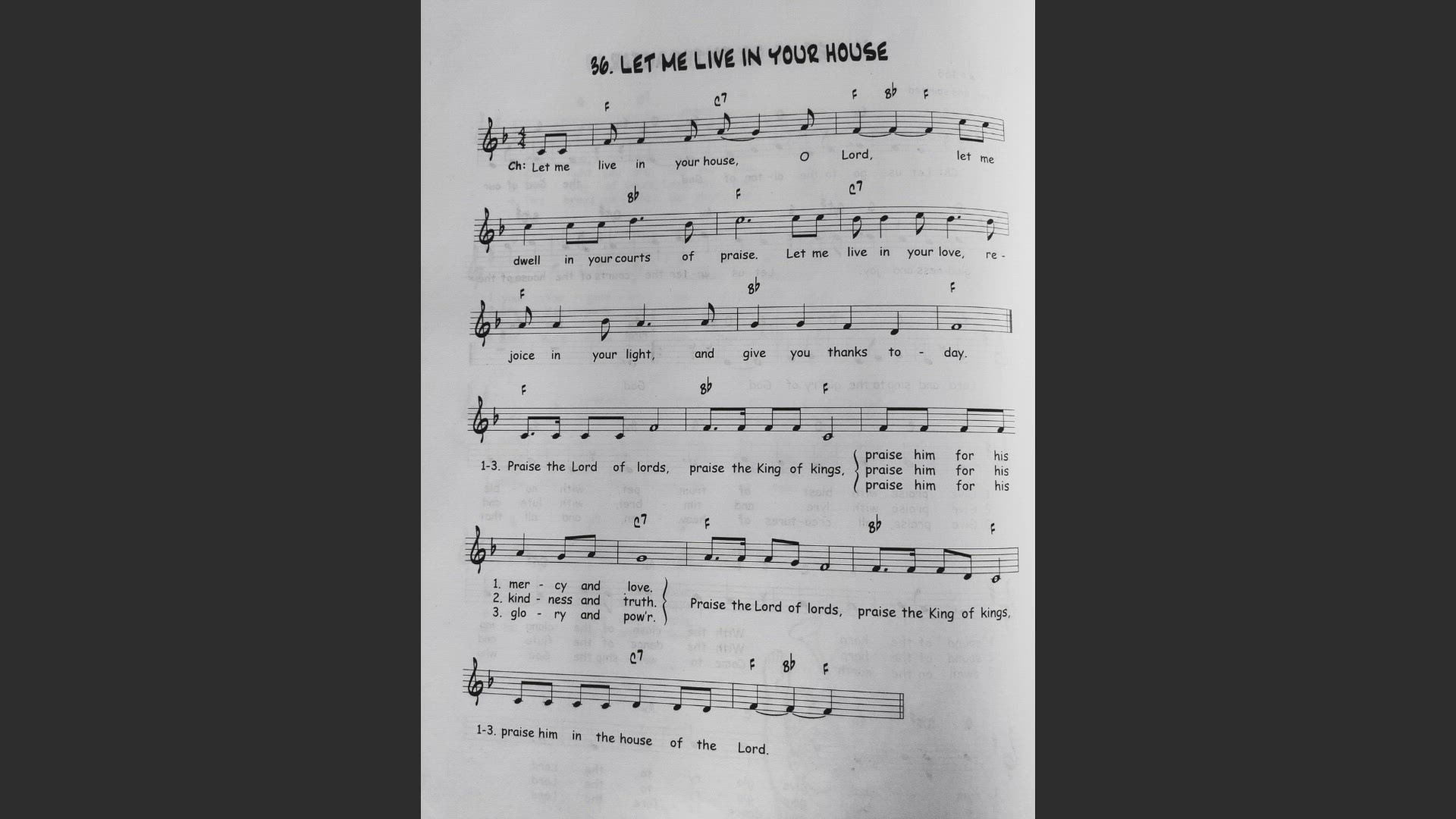 'Video thumbnail for let me live in your house'