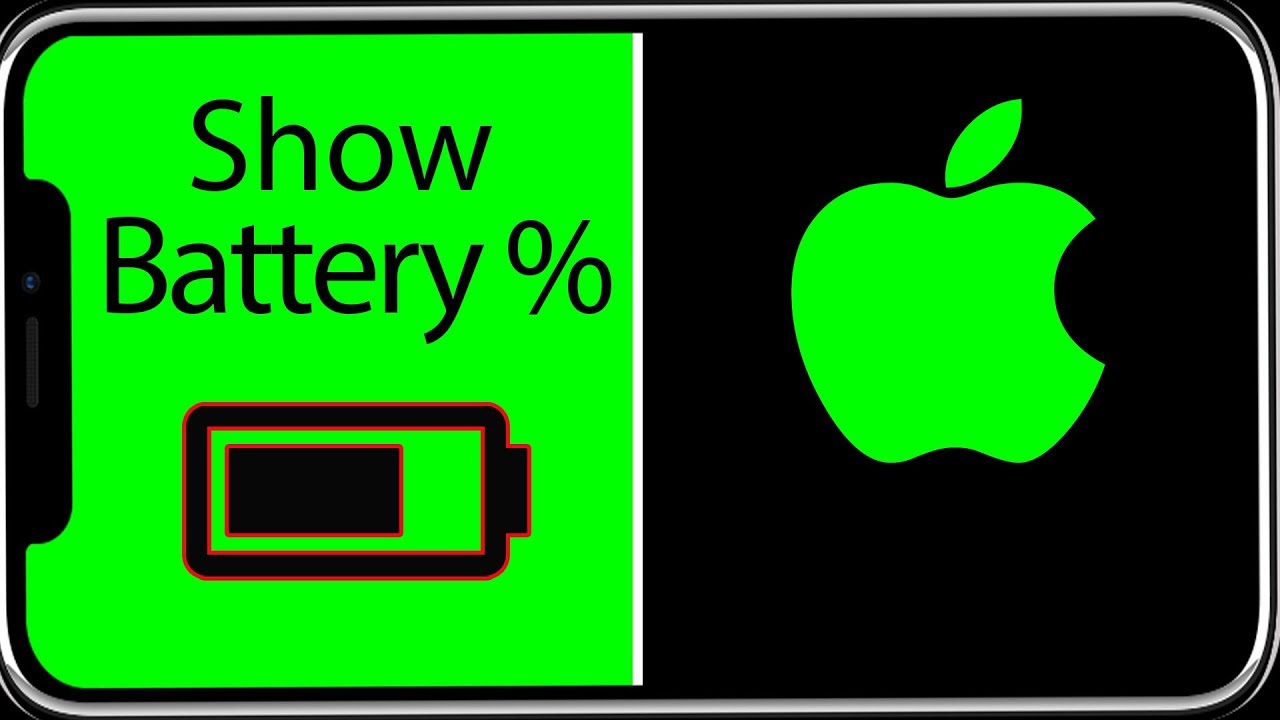 Video thumbnail for How To Show Battery Percentage On iPhone X (All Models)