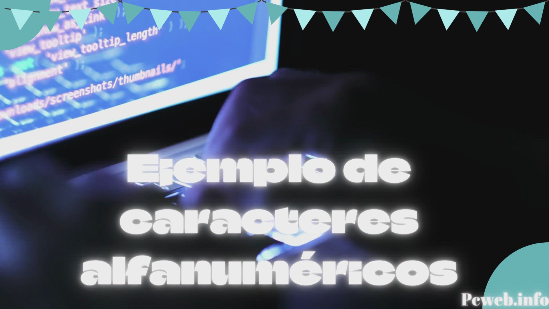 'Video thumbnail for Ejemplo de caracteres alfanuméricos'