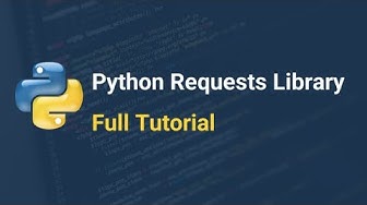 Video thumbnail for Python Tutorial: How to use Python Requests Library