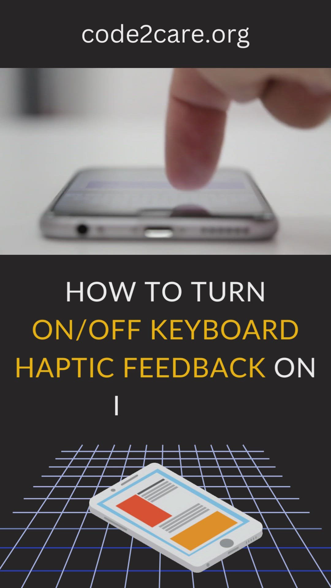 'Video thumbnail for How to turn on/off Keyboard Haptic Feedback on iPhone'