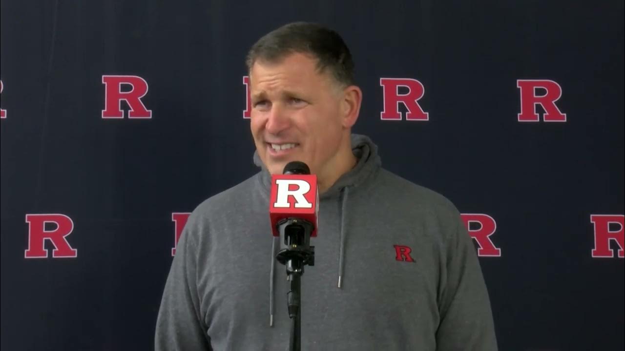Video thumbnail for Greg Schiano's Spring Camp Opening Press Conference