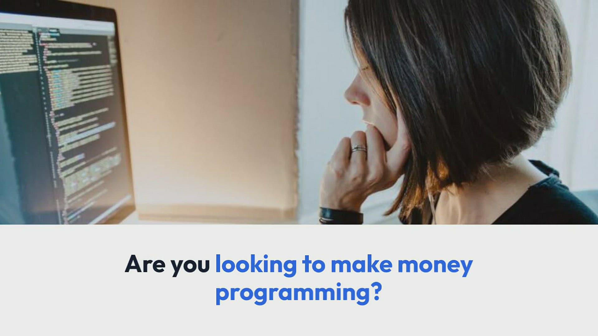 'Video thumbnail for The Fastest Way to Make Money Programming (With No Experience)'