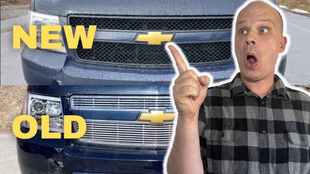 Video thumbnail for Armadillo Mesh Grille Review! DELETING Chrome on My 2007 CHEVY TAHOE!