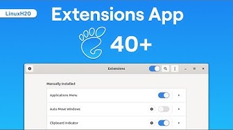 Video thumbnail for Setup extensions app on Gnome 40, 41 (Ubuntu, Manjaro, Fedora)