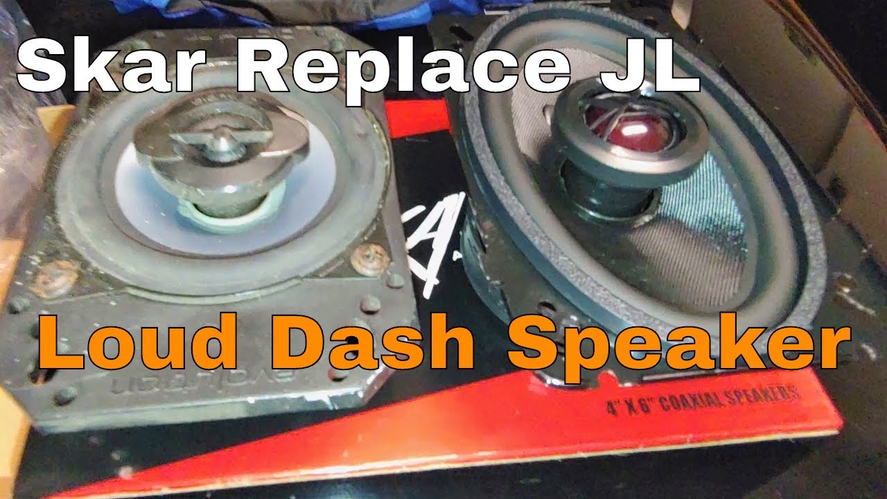 Video thumbnail for How To Install Dash Speakers, Review Skar 4x6 || Jeep Mods E33