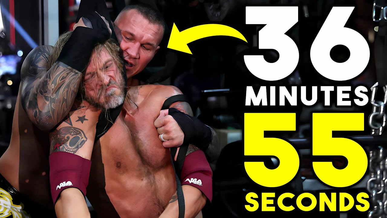 Video thumbnail for 10 LONGEST WWE WrestleMania Matches Ever