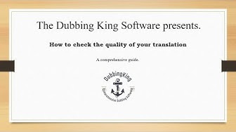'Video thumbnail for How To Check The Quality Of Your Translation (Case Study)'
