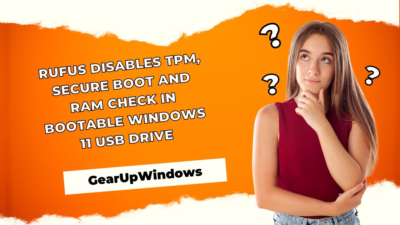 'Video thumbnail for Rufus Disables TPM, Secure Boot and RAM Checks in Bootable Windows 11 USB Drive'