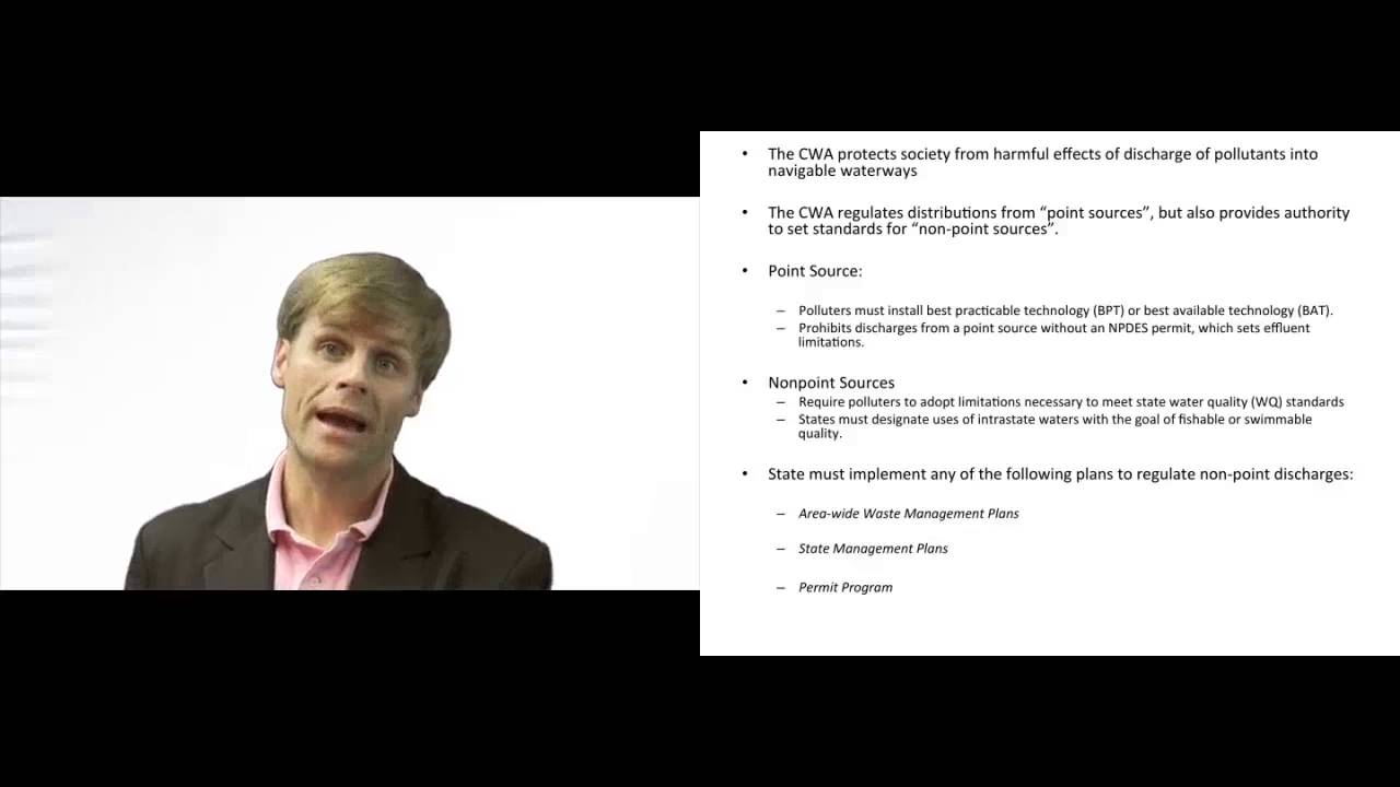 'Video thumbnail for What is the Clean Water Act?'