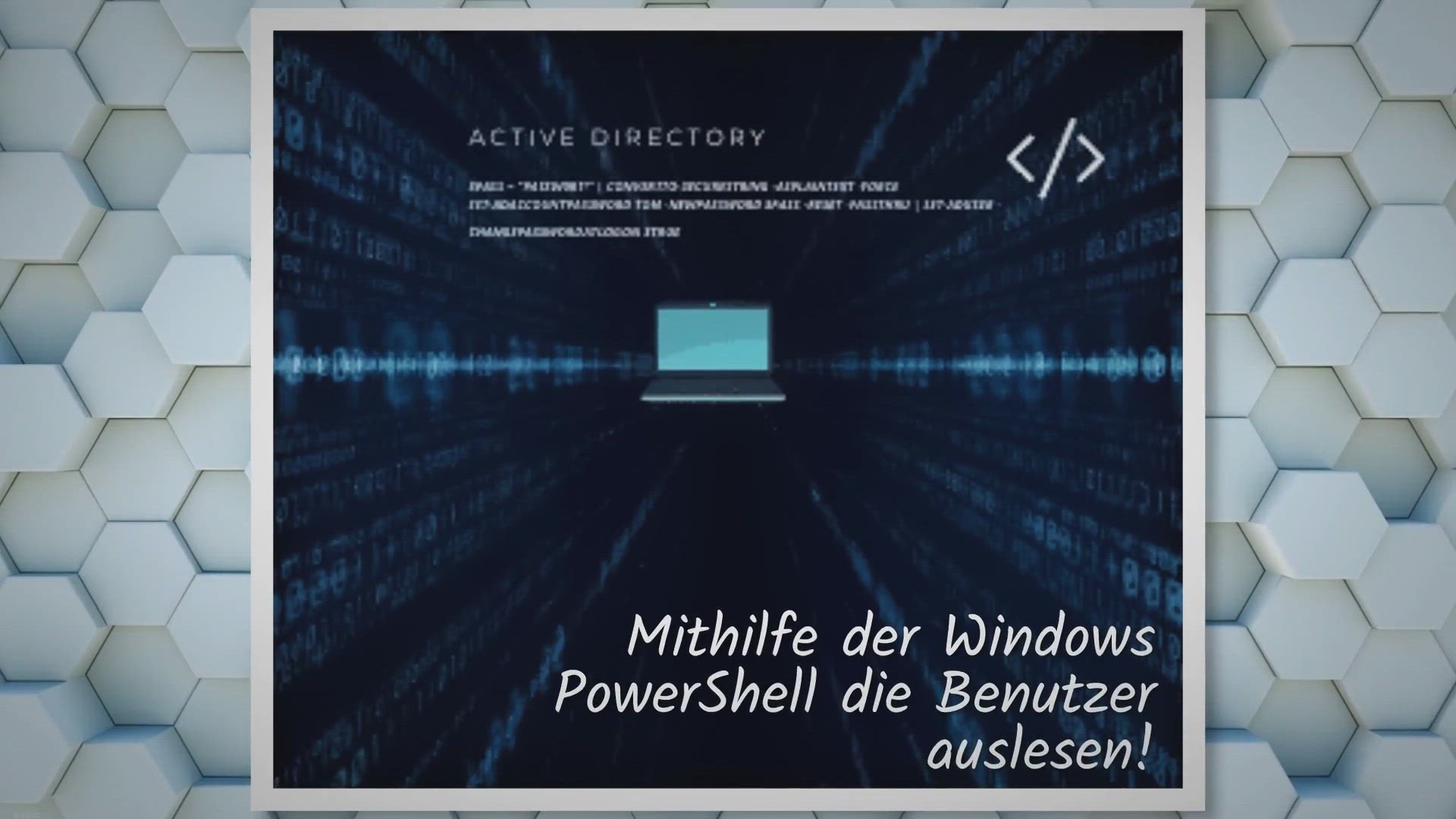 'Video thumbnail for Alle Computer, die Mitglieder der Active Directory sind auslesen'