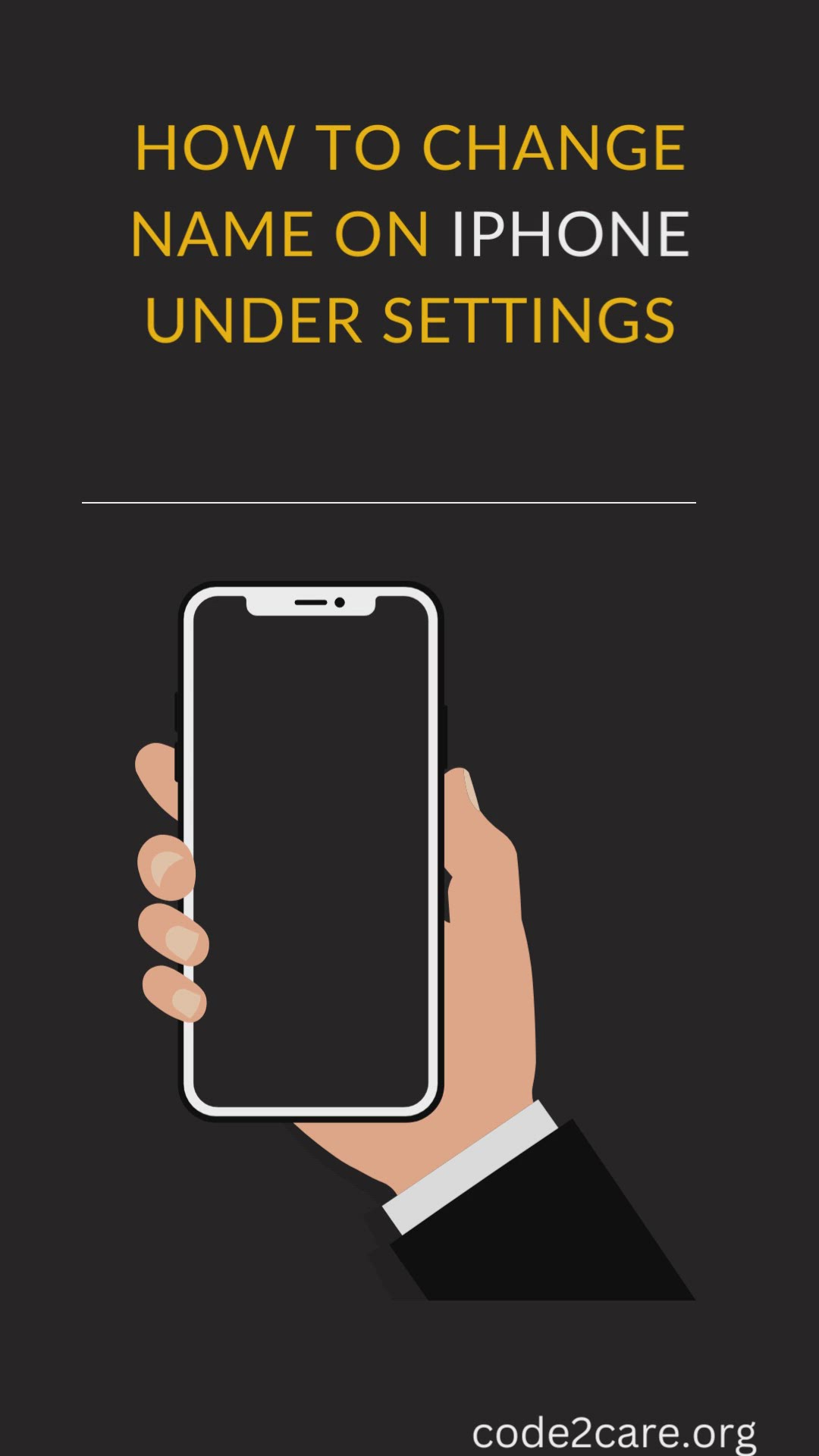 'Video thumbnail for How to Change Name on iPhone under Settings'