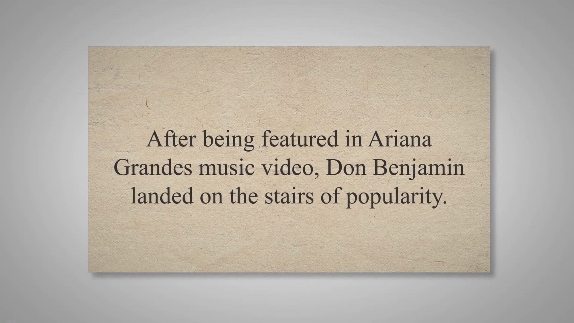 Video thumbnail for Don Benjamin Net Worth: You Know His Face, Now Listen to His Music